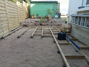 Photo de galerie - Création d'une terrasse en bois 