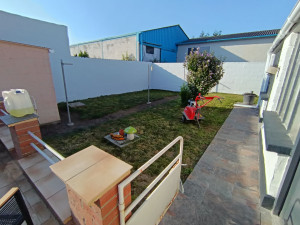 Photo de galerie - Création de gazon avant après 
