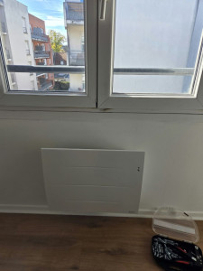 Photo de galerie - Pose de radiateur 