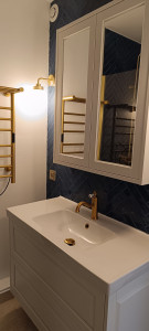 Photo de galerie - Rénovation complète d'une salle de bains en zellige 