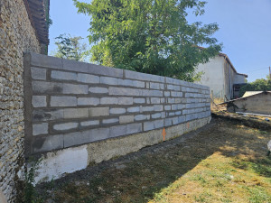 Photo de galerie - Mure de séparation pour le voisin 