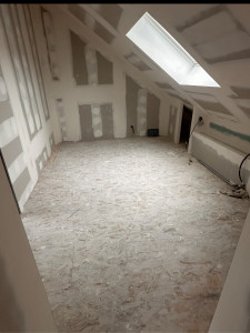 Photo de galerie - Pose de Placo et bandes 