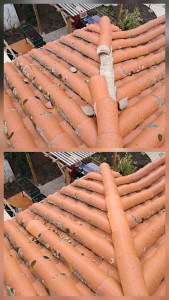 Photo de galerie - Reprise de fixation de deux faîtières