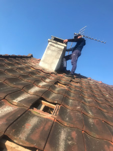 Photo de galerie - Pose d’aspirateur de cheminée 