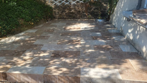 Photo de galerie - Pose carrelage pour terrase exterieur 