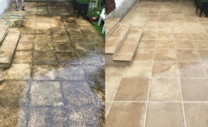 Photo de galerie - Nettoyage terasse 