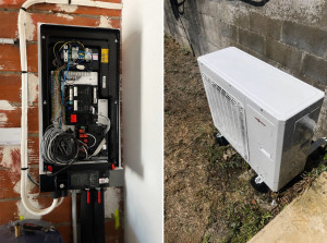 Photo de galerie - Dépannage et entretien d’une PAC Air/Eau Viessmann 