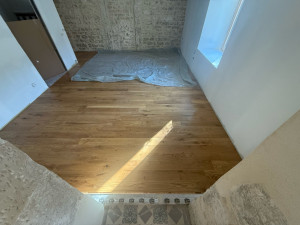 Photo de galerie - Pose de parquet bois 