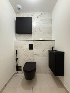 Photo de galerie - Installation complète wc suspendu . 