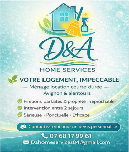 Photo de galerie - Ménage locations courte durée (Airbnb) – Avignon & alentours. Intervention entre deux séjours, finitions soignées, linge possible. Devis rapide sur demande.