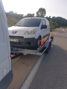 Photo de galerie - Transport avec fourgon et remorque 