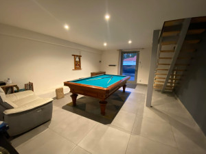 Photo de galerie - Création de spots LED dans une salle billard 