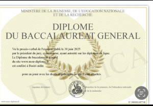 Photo de galerie - Diplôme 