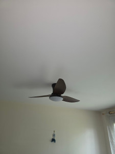 Photo de galerie - Installation ventilateur plafonnier 