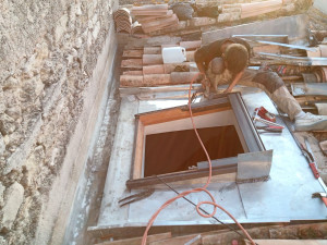 Photo de galerie - Entourage velux zinc 