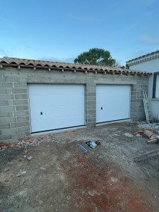 Photo de galerie - Pose de portes de garage 