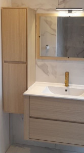 Photo de galerie - Pose de meubles de sdb