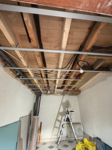 Photo de galerie - Ferraillage plafond 