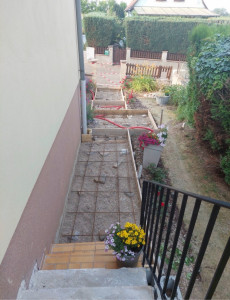 Photo de galerie - Passage de gaine pour éclairage d’une entrée de résidence 