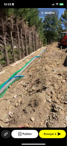 Photo de galerie - Tranches de branchement de réseau 