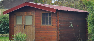 Photo de galerie - Réfection toiture cabanon de jardin 
