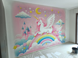 Photo de galerie - Pose de tapisserie 