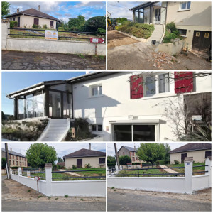 Photo de galerie - Ravalement façade + muret 