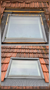 Photo de galerie - Remplacement d’un kit d’étanchéité autour d’un Velux.