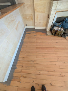 Photo de galerie - Rénovation parquet massif 