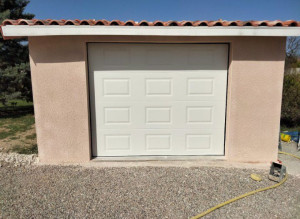 Photo de galerie - Façade garage après avoir été crépi