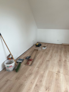Photo de galerie - Pose de parquet - Revêtement de sol