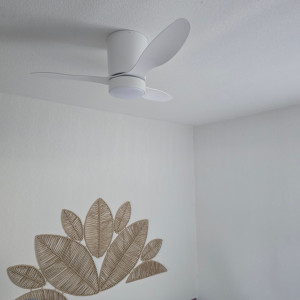 Photo de galerie - Pose d'un ventilateur plafonnier 