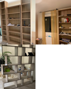 Photo de galerie - Montage et assemblage de plusieurs bibliothèques 