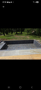 Photo de galerie - Pose carrelage piscine 