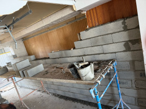 Photo de galerie - Rénovation parpaing plein 