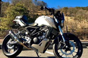 Photo de galerie - Changement de la ligne d’échappement / cb 125r 