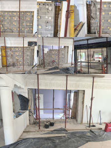 Photo de galerie - Rénovation créer l'ouverture mur porteur 