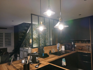 Photo de galerie - Pose d’escalier, verrière, tapisseries 