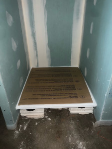 Photo de galerie - Pose bac à douche 