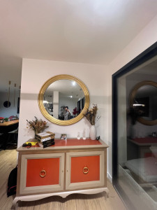 Photo de galerie - Peinture plus fixation miroir 