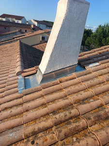 Photo de galerie - Pose de zinc 