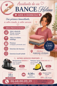 Photo de galerie - Service de ménage, disponible nettoyeur vapeur ainsi qu’une shampouineuse 