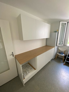 Photo de galerie - Montage et pose meuble cuisine en kit 