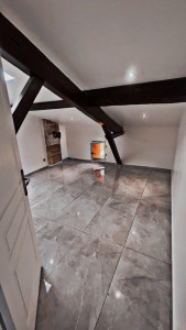 Photo de galerie - Rénovation complète réaliser par nos partenaires plâtrerie, peinture , carrelage , électricité 
