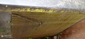 Photo de galerie - Pompe à chaleur de piscine avant l'entretien 