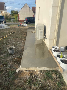 Photo de galerie - Dalle en béton coulé