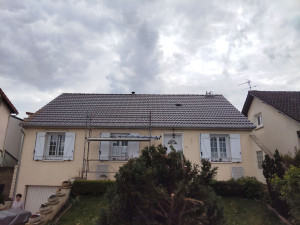 Photo de galerie - Toiture en tuiles double romane brun
Villeparisis 