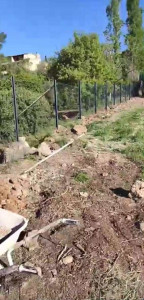 Photo de galerie - Pose de grillage
