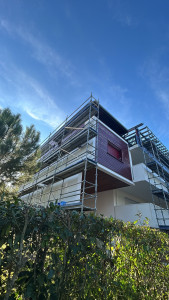 Photo de galerie - Rénovation extérieur sur la commune de hossegor ( avec montage échafaudage) 