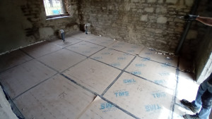 Photo de galerie - Pose de tms avant chape